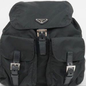 Prada Rucksack Backpack Black Nero